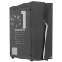корпус aerocool bolt a-bk-v1 черный без бп atx