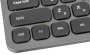 беспроводная клавиатура и мышь oklick 300m серый/черный usb slim (1488402)