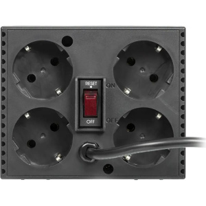 стабилизатор напряжения powercom tca-1200 (4 euro) релейный, 1200ва/600 