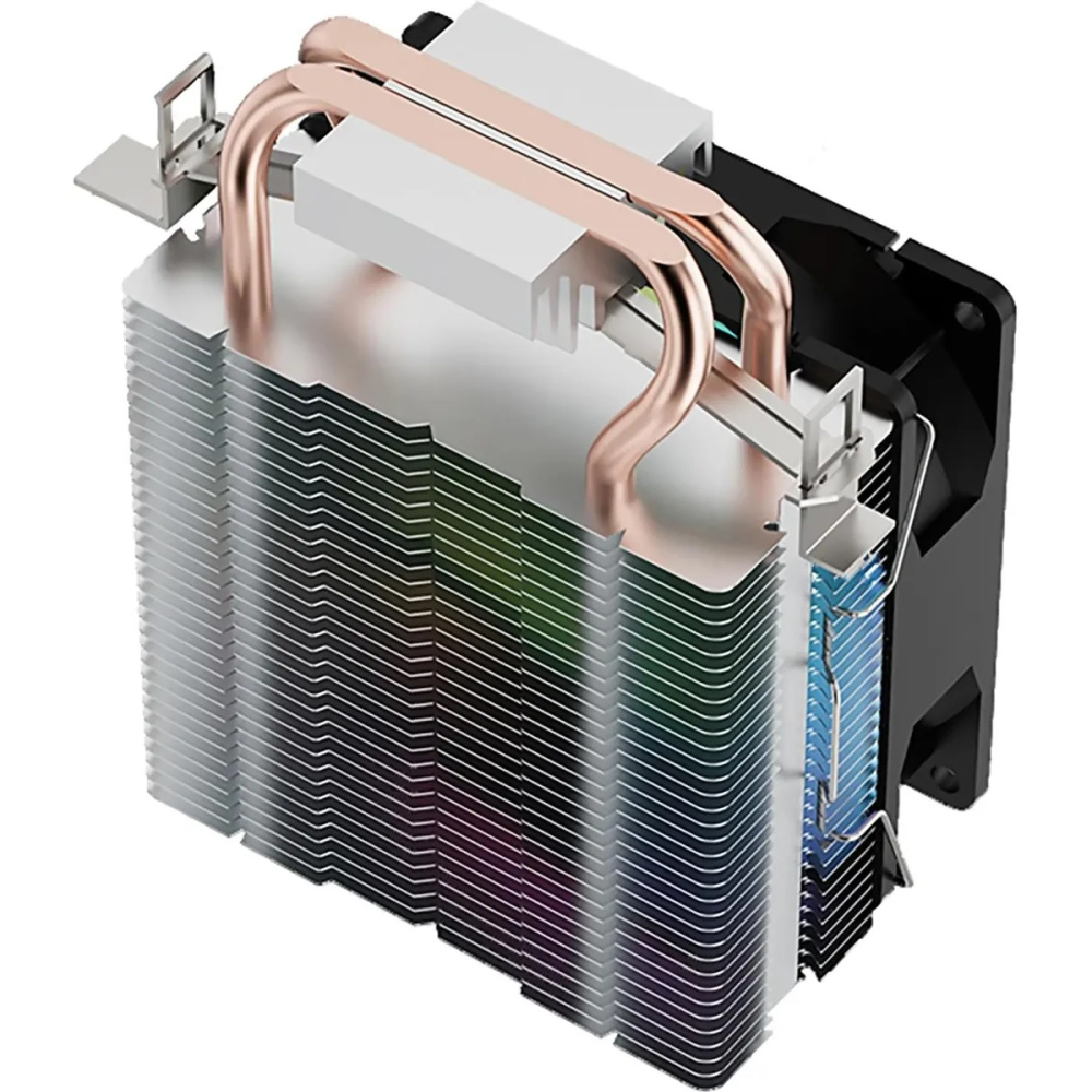 кулер digma d-cpc110-pwm1 90x90x25 soc-am4/1151/1200 черный 4-pin 23db al+cu 110w 247gr