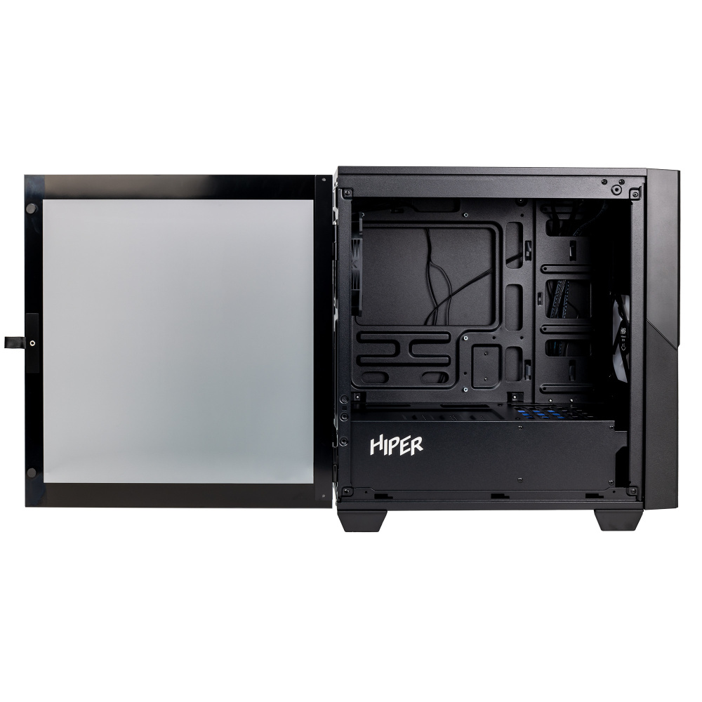 корпус hiper cyclops br черный без бп atx 