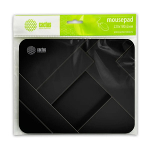 коврик cactus cs-mp-p02xs geometry 220x180x2мм