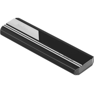 внешний накопитель ssd 500гб netac usb-c 500gb nt01zx10-500g-32bk zx10 1.8" черный