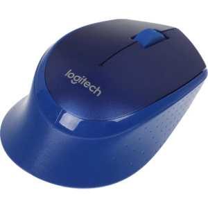 беспроводная мышка logitech m330 silent plus blue 910-004925 бесшумный клик