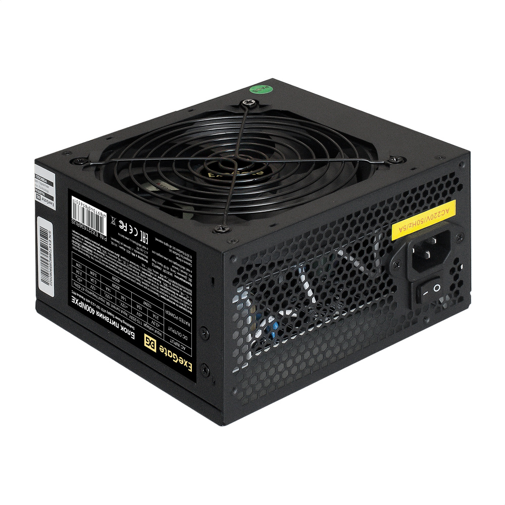 блок питания exegate 400npxe 400w atx ex221636rus