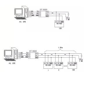 преобразователь rs232 в rs485 daerwen dw-rs2485 пассивный преобразователь модуля протокола последова