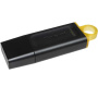 память флеш 128гб kingston datatraveler exodia dtx/128gb usb3.2 черный/желтый