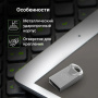 флешка usb 64гб digma dgfum064a20sr usb2.0 серебристый