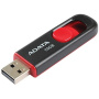 флешка usb 16гб a-data classic c008 ac008-16g-rkd usb2.0 красный/черный