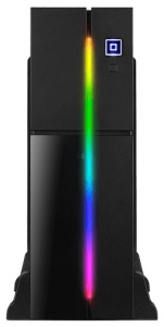 корпус aerocool playa slim , slim tower, без бп (sfx), micro atx/mini-itx, 2x usb 3.0, 112 x 300 x 4