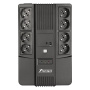 ибп powerman brick 850 plus shuko line-interactive 480w/850va 8 евророзеток (4 от аккумулятора)