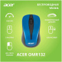беспроводная мышка acer omr132 синий/черный оптическая (1000dpi) usb