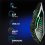 игровой комплект oklick hs-hkm100g imperial (клав/мышь/гарнитура) черный (hs-hkm100g)