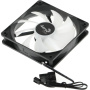 кулер aerocool frost 12 rgb 120х120x25 черный 3-pin 4-pin (molex) (frost 12 frgb molex + 3p)