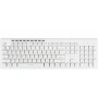 клавиатура oklick 490ml белый usb slim multimedia led