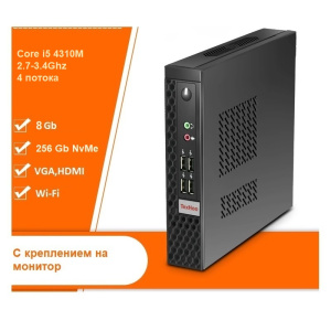моноблок (монитор+неттоп) 23,8"core i5 4310m/8gb/256gb ssd m2/wifi/mitx/windows 10 + беспроводная клавиатура и мышь