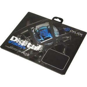 коврик oklick ok-p0250 мини черный 250x200x3мм
