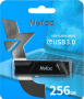 флешка usb 256гб netac u336 nt03u336s-256g-30bk usb3.0 черный