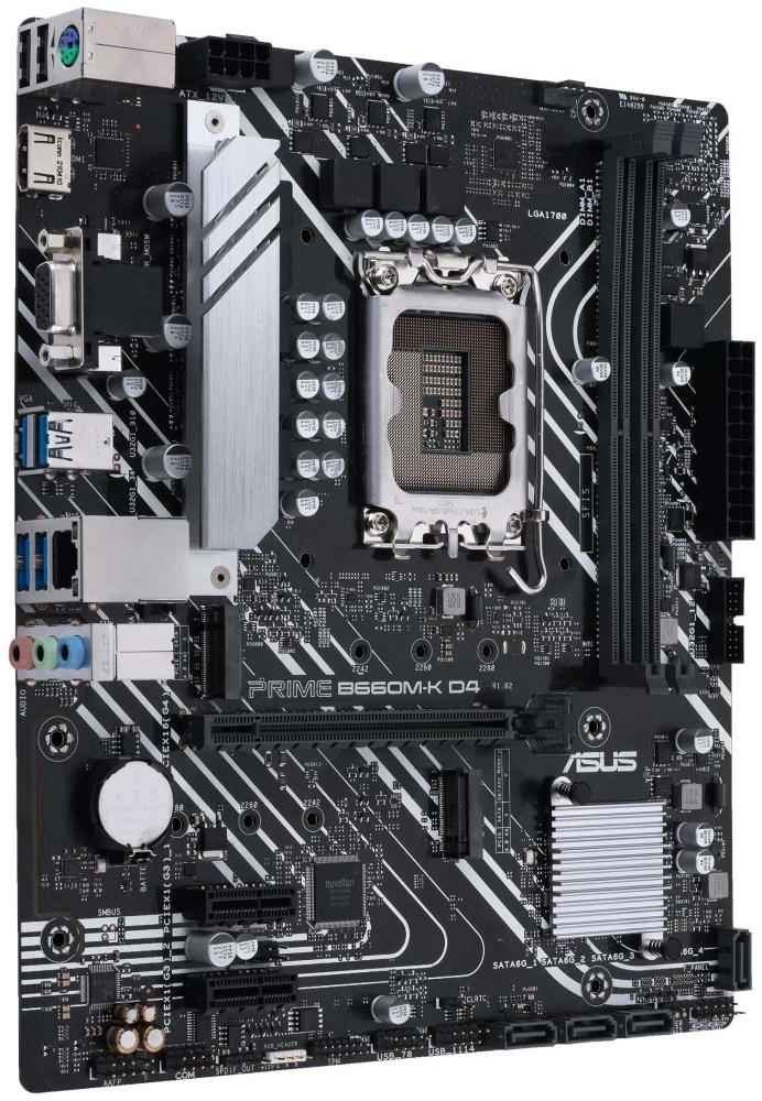 материнская плата asus prime b660m-k d4 ddr4