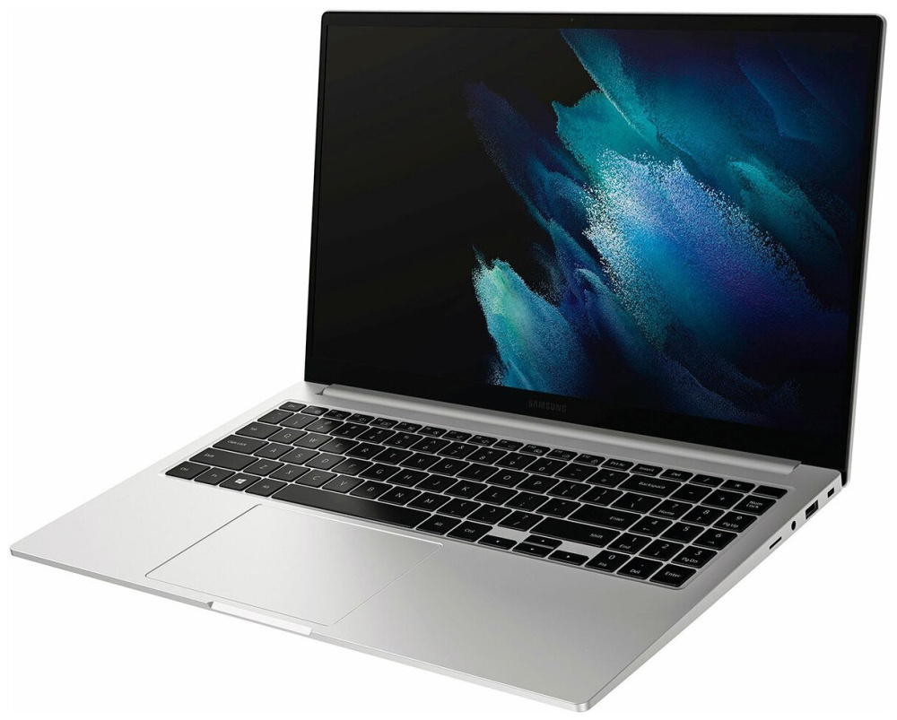 ноутбук samsung galaxy book np750 i5 1135g7/8gb/ssd256gb/15.6"/ips/fhd/w11proml64/silver np750xda-kd