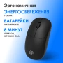 беспроводная мышка оклик 202mw черный оптич. 1000dpi usb 3but (2070314)