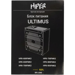 блок питания hiper hpb-750fmk2 atx 750w 80+ gold cabel managment модульный