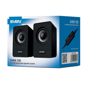 колонки sven 135 2.0 черный 6вт