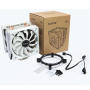 кулер alseye s120d-w universal, tdp 135w, 2x120fan, 4 heat pipe, white, pwm