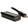 кабель-переходник mini display port - hdmi acd-damhf-01b, golden plated, 20m/19f, черный, 0.2м (7425