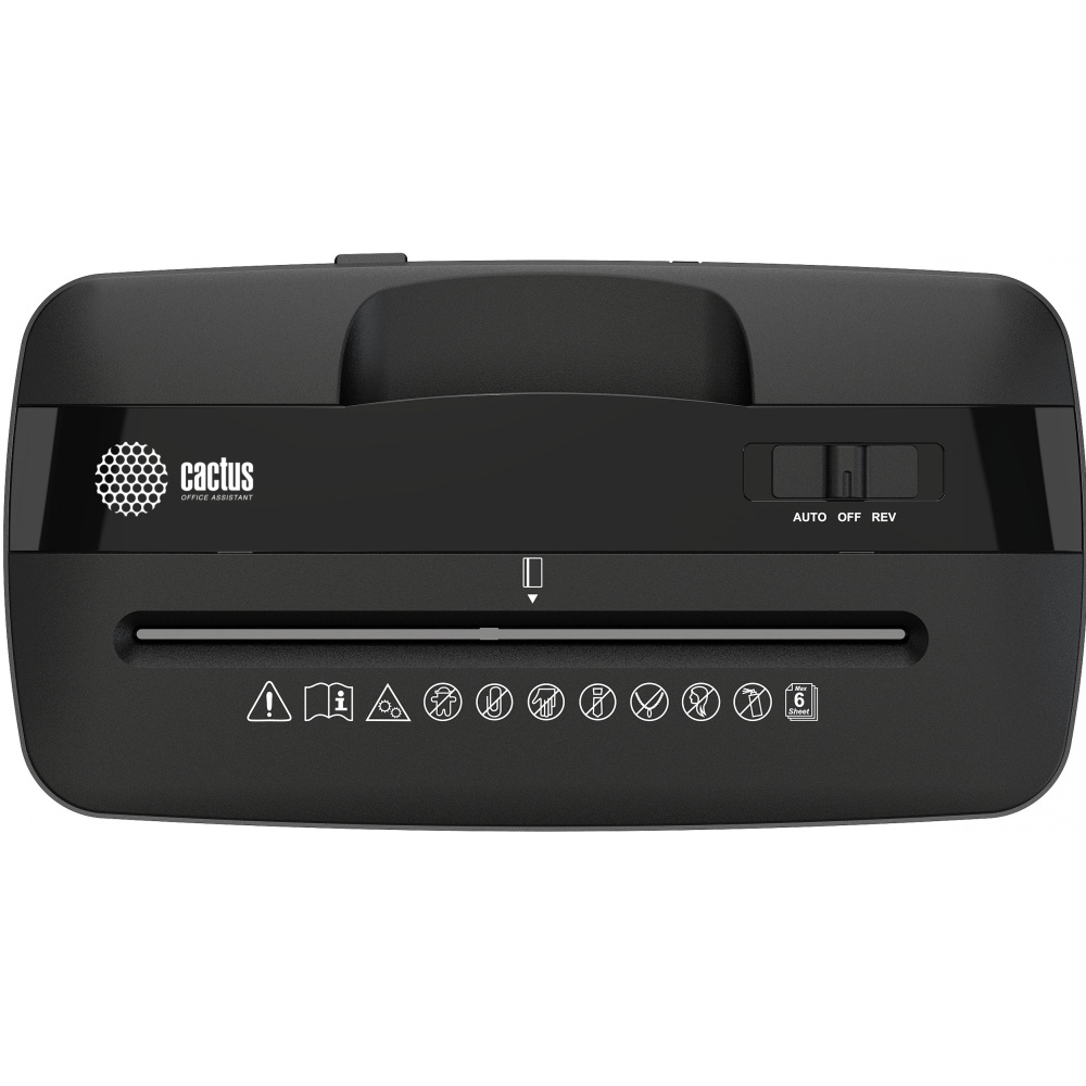 уничтожитель бумаг шредер cactus cs-sh-a3 (секр.p-4)/перекрестный/6.лист./13лтр./скобы/пл.карты