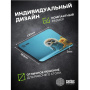 коврик cactus owl blue 220x180x2мм (cs-mpc-p07xs)