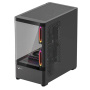 корпус formula crystal u1m cosmic черный без бп matx