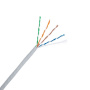 кабель netlan (ec-uu004-5epvc-gy)  24awg, 305m медь (жила 0.48) 4 пары, кат.5e (класс d), 100мгц, од