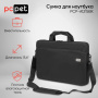 сумка для ноутбука 15"  pc pet 600d черный полиэстер pcp-a1215bk