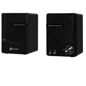 колонки oklick ok-126 2.0 черный 6вт
