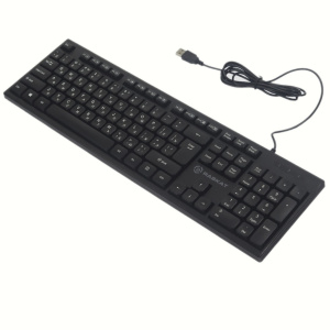 клавиатура raskat k005 usb, 104 клавиши, мембранная 1,8м черная