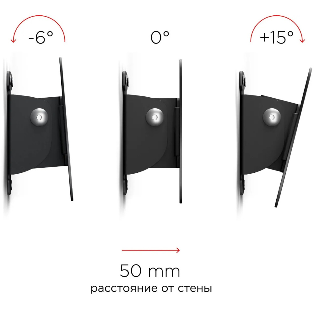 кронштейн holder lcds-5002 металлик 10"-26" макс.25кг настенный наклон 
