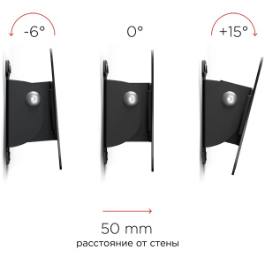 кронштейн holder lcds-5002 металлик 10"-26" макс.25кг настенный наклон 