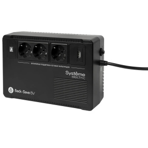 ибп systeme electriс bv bvse400rs 240вт 400ва черный