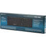 клавиатура oklick 100m hw3 черный usb (654570)