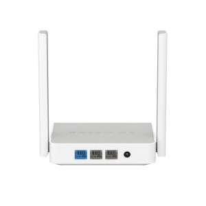 wi-fi роутер keenetic netcraze starter nc-1121 2х антенны wi-fi 4, n300, 2.4ггц, 3 wan/lan n300 10/1