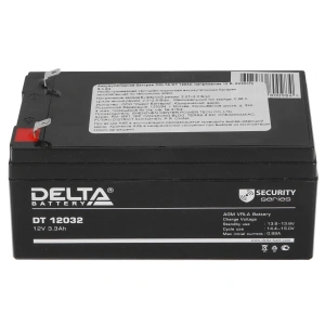 аккумулятор 12v/3.2ah, delta dt 12032 12v 3.2ah, клеммы f1 135x67x61