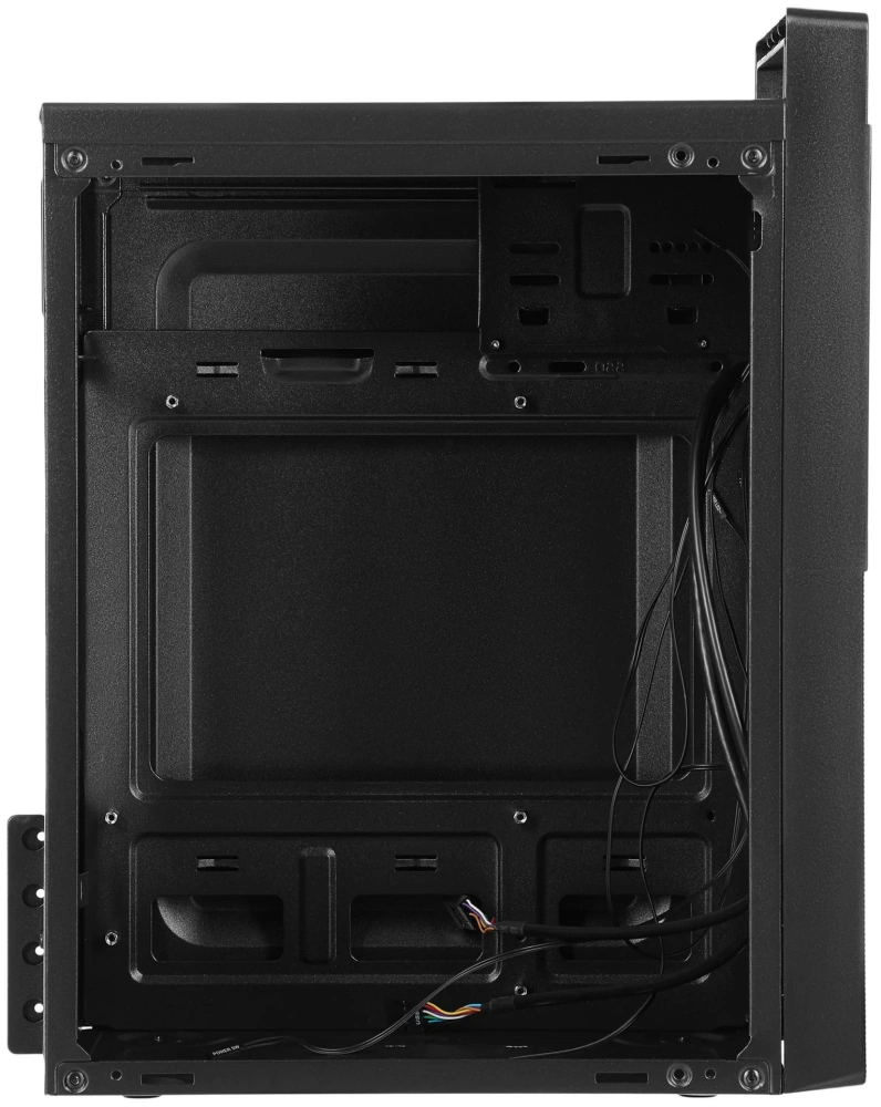 корпус digma dc-matx101-u2 черный matx без блока питания