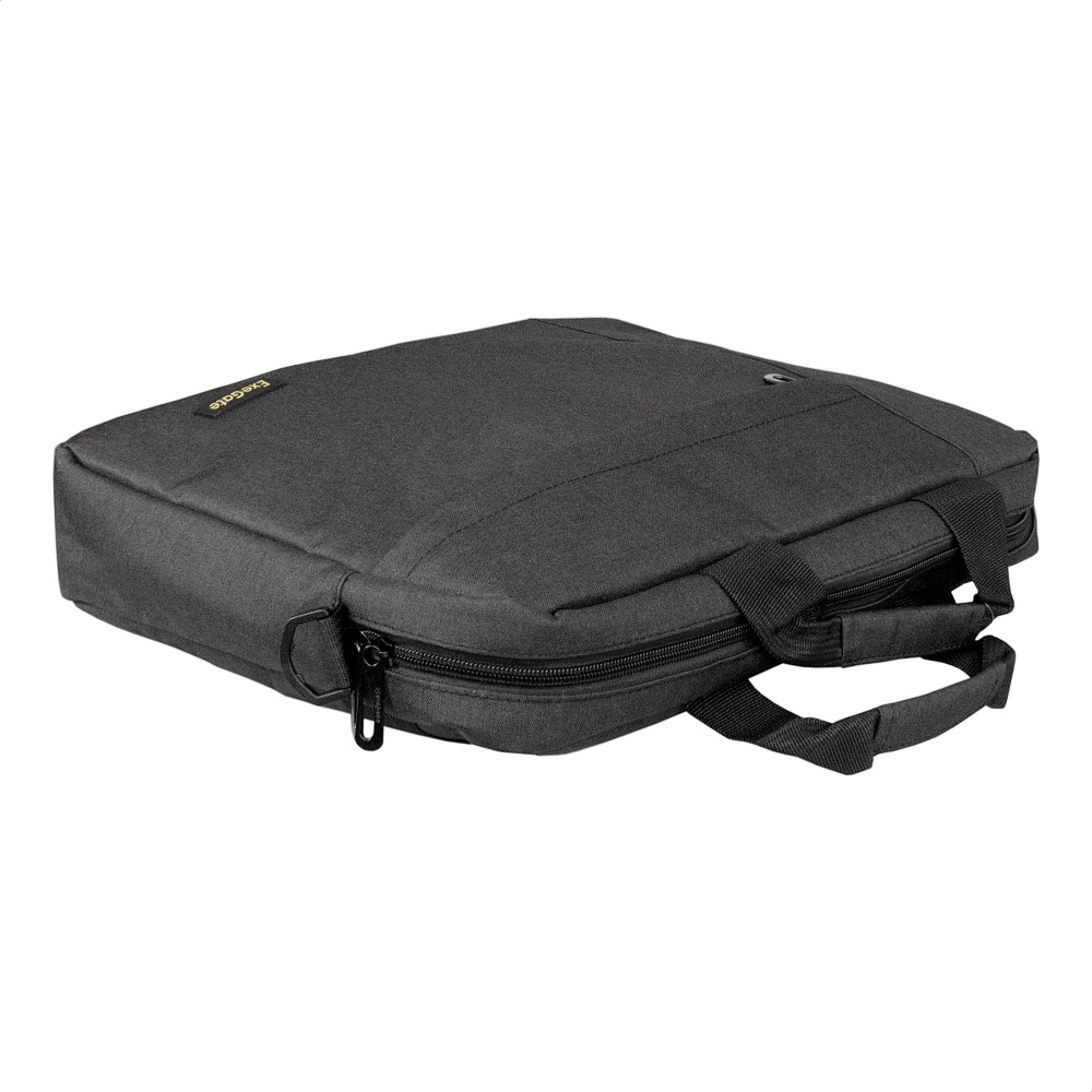 сумка для ноутбука 15" exegate business ecc-215 black, черная, полиэстер повышенной плотности 600d, 