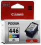 картридж canon cl-446xl для pixma mg2440 2540 color 300