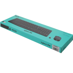 набор беспроводной клавиатура/мышь logitech wireless mk235 (920-007948)