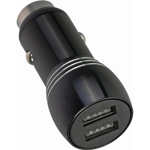 автомобильное зарядное устройство wiiix ucc-2-17b 12w 2.4a+1a 2xusb универсальное черный