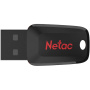 память флеш 128гб netac u197 nt03u197n-128g-20bk usb2.0 черный/красный