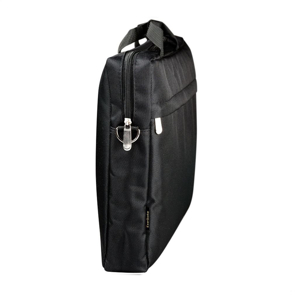 сумка для ноутбука 15" exegate start s15 black, черная, полиэстер, для ноутбуков до 15.6"
