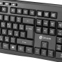 беспроводная клавиатура и мышь oklick 225m черный usb multimedia (1454537)